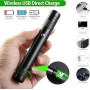 LANMAOMAN Lampe torche Mini rechargeable longue distance pour écrans TV/LED/LCD tactiques bureau/camping/astronomie/construction