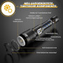 BEYSTE Lampe Torche LED Ultra Puissante, 1000000 Lumens Lampe De Poche, Torche LED Puissante Rechargeable, Lampe Torche Puissant