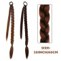 KASESSS 2 Pièces Rajout Cheveux Tresses, 66 cm Longue Tresse Cheveux avec Élastique, Extension Cheveux Tresse à Tresser pour Fem