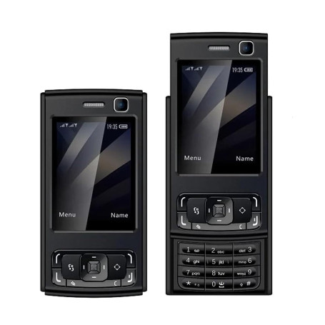 VBESTLIFE Téléphone de Curseur déverrouillé, Téléphone Mobile GSM 2G avec écran 2.0 Pouces, 1000mAh, Haut-Parleur Bruyant, Doubl