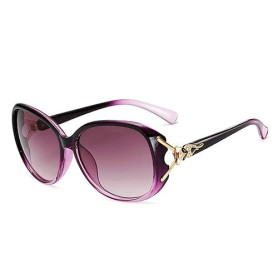 Lunettes de Soleil Femme Polarisées Fille Fashion Grand Cadre Protection UV400 pour Voyage Conduite Plage Extérieur