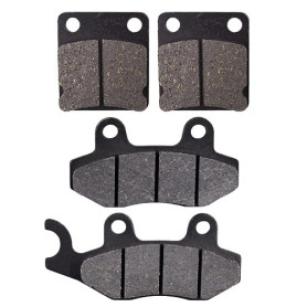 AHL 2 paires Motocyclette Plaquettes de Frein Avant/Arrière Compatible avec MASH Café Racer 125 2014-2016/ Seventy Five 125 2014