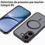 Effcotuo Magnétique Coque pour Xiaomi POCO X8 Pro 5G Case avec MagSafe avec Verre Trempé Protection écran Anti-Chute Silicone So