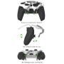 EXknight Leverback Palettes Mécanique FPS, Palettes de Jeu à Boutons Arrière pour Manette PS5 (Blanc)
