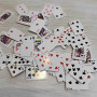 3 jeux de poker miniature, Jeux de Cartes, Mini Jeu de 54 Cartes, Jeux en classe et jeux en famille, Facile à transporter et ada
