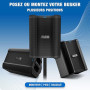 ALTO Busker Enceinte amplifiée Portable 200W avec Batterie Rechargeable, Bluetooth, mixeur 3 canaux, Alesis FX, contrôle appli,