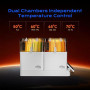 Chitu Systems FilaPartner Filament Dryer, 2025 Nouvelle 4 Bobines Sécheur de Filament pour Imprimante 3D avec 2 Chambres Amovibl