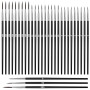 Giantree 30 pinceaux Fins, pinceaux pour Peinture par numéros de précision, Professionnels à Pointe Fine pour Acrylique Aquarell