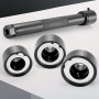 Ghekkli Outils de Joints à Rotules et Biellettes de Direction, Outil pour Démontage de Biellette Intérieure, Jeu de 4 Extracteur