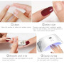 JMEOWIO Autocollant Ongles Gel UV Œil de Chat Gel Nail Art Stickers Semi-durci Stickers Ongle Deco Ongle Design Manucure
