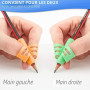 Stylo Lot de 3 Grippies Aide écriture, Guide Doigt Ecriture Enfant - Pencil Grips for Kids Ergonomique Aide Ecriture Pour Enfant
