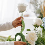 3 Rouleau Floratape Fleuriste (27m/Rouleau)＋100 Tige Fleur Artificielle,pour Bouquets de Fleurs Travaux Manuels Floraux