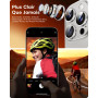 TOCOL Protection Caméra pour iPhone 15 Pro Max, iPhone 15 Pro, Résistant aux Rayures, Antichoc, Anti-Buée, Installation Facile, 