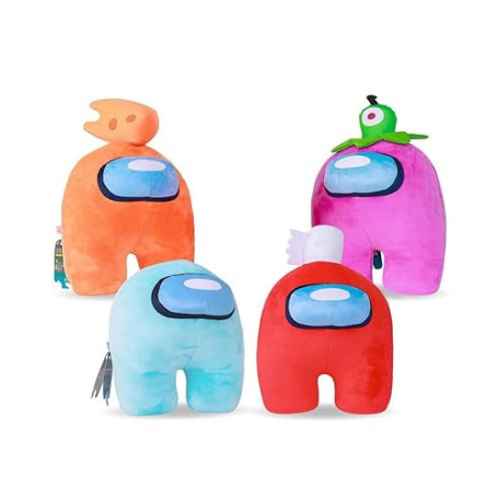 Among Us Maxi Peluche CO-ÉQUIPIER X1, Noir
