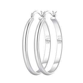 RANKEEF 3 mm de large Boucles d'oreilles femme or,creoles argent femme, creole plaqué or, hypoallergéniques, Boucles d'oreilles 