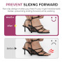 2 paires semelle confort femme - Welnove 3/4 coussinets pour talons hauts empêchant le pied de glisser vers l'avant - Doux et in