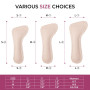 2 paires semelle confort femme - Welnove 3/4 coussinets pour talons hauts empêchant le pied de glisser vers l'avant - Doux et in
