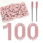 100 Bands de Ponçage pour Embout Ponceuse Ongles, 3.1mm Grain 240 Compatible avec 99% des Ponceuses Avec 2 Mandrins et Coffret -