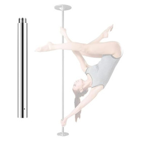 YAYREC Barre De Pôle Dance，Barre De Strip-teaseuse， Barre de Danse rotative/Statique, Barre de Danse Portable for Femmes, Extens