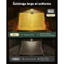 86lux Lampe de Lecture Rechargeable Liseuse LED USB-C, Légère 46 g, Lampe à Pince Marque-Page avec 3 Températures de Couleur, Ju
