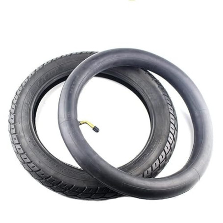 EALLEN Chambres à Air,Pneu Trotinette Electrique 14 Pouces 14x2.125 (54-254) Pneu 14 * 2.125 Pneu et Tube for Scooters électriqu