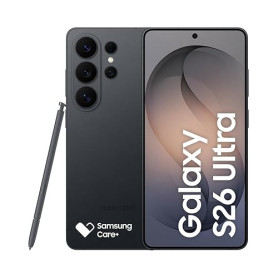 Samsung Galaxy S26 Ultra 5G, 512 Go, 12 Go de RAM, Quadruple caméra, Grand écran de 6,9" – Noir – Vous Obtenez Le Double de la m
