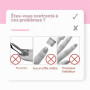 Hanyousheng 10 pièces Acrylique Nail Art Clip Tremper Hors Clip Capuchon,Pince à Ongles Dissolvant,Pour le Nettoyage des Ongles