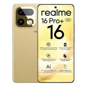 realme 16 Pro+ 5G Smartphone 12Go + 512Go, Caméra LumaColor 200MP + 50MP, Téléphones Portables Débloqués Snapdragon® 7 Gen 4, Ba