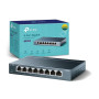 TP-Link SG108 Switch Ethernet Gigabit 8 ports RJ45 metallique 10/100/1000 Mbps, IGMP Snooping, switch RJ45 idéal pour étendre le