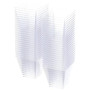 GUILLIN - MOULIPACK VERINE120C SACHET DE 50 Verrine de Forme Pyramidale 12Cl, Polystyrène, Transparent, 5,9 x 5,9 x 5,6 cm, Cris