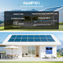 Onduleur hybride 4200 W 24 V DC/230 V AC Onduleur solaire sinusoïdal pur 100 A MPPT + alimentation secteur, tension d'entrée PV 