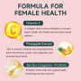 Lot de 2 Gummies Équilibre Féminin Premium - Saveur Ananas Hawaïen | Soutien du PH Intime & Défenses Immunitaires | Complément A