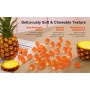Lot de 2 Gummies Équilibre Féminin Premium - Saveur Ananas Hawaïen | Soutien du PH Intime & Défenses Immunitaires | Complément A