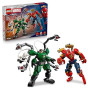 LEGO ǀ Marvel Le Combat des Robots : Spider-Man contre Docteur Octopus - Jouet de Super-Héros - 2 Figurines d'Action, 3 Minifigu