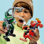 LEGO ǀ Marvel Le Combat des Robots : Spider-Man contre Docteur Octopus - Jouet de Super-Héros - 2 Figurines d'Action, 3 Minifigu