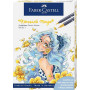Faber-Castell 164701 - Set de marqueurs Goldfaber Sketch, 13 pièces, avec marqueurs à alcool, stylo Pitt Artist et mode d'emploi