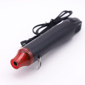 Mini pistolet à air chaud, 300 W, 22,5 cm, outil électrique à air chaud pour le bricolage, le séchage de peinture, le tamponnage