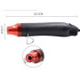Mini pistolet à air chaud, 300 W, 22,5 cm, outil électrique à air chaud pour le bricolage, le séchage de peinture, le tamponnage