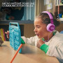 JBL Junior 320, Casque Supra-auriculaire Filaire pour Enfants, avec Microphone intégré, Safe Sound, Volume jusqu'à 85 DB, Coussi