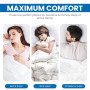 Utopia Bedding Pillow (Lot de 2), 50 x 70 cm, Oreiller de Sommeil, Coussin Respirant et Doux (Blanc)