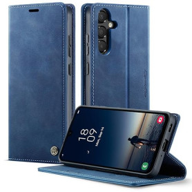 owlhold Coque Samsung Galaxy S25 FE 5G Housse Samsung S25 FE Antichoc en Cuir PU Premium Fentes Cartes Etui Pochette de Portefeu
