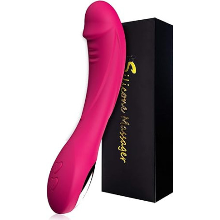 Vibromasseur pour Femme,Clitoridien Puissant Silencieux Point G Vibrateur Sexuel Masseur,12 Mode Vibration Silicone Ultra Puissa