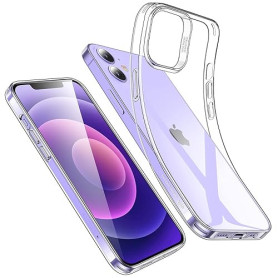 ESR Coque pour pour iPhone 12/12 Pro, Antichoc Silicone TPU Souple, Résistante au Jaunissement, Case Transparente