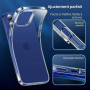 ESR Coque pour pour iPhone 12/12 Pro, Antichoc Silicone TPU Souple, Résistante au Jaunissement, Case Transparente