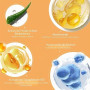 Ensemble de Soins de la Peau au Curcuma et à la Vitamine C, Set de Soin du Visage 5 en 1 pour Femmes avec Nettoyant au Curcuma,