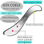 GYX COELE Grattoir musculaire en acier inoxydable 304, outil de massage Gua Sha, outil de grattage IASTM, excellent outil de mob