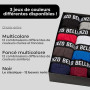 Vincenzo Bellini - Boxer Hipster, Lot de 8/12, sous-vêtements Homme Confortables et Respirants, sous-vêtements en Coton, Basic B