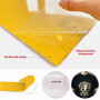 ZPQAODI 40 Feuilles Vinyle de transfert de chaleur 30.5*25CM, Thermocollant pour Tissu 27 couleurs Feuilles DIY en Vinyle Papier