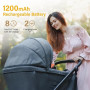 Kidken Tire-lait mains libres, tire-lait portable de la bouche de bébé avec 5 modes et 15 niveaux, tire-lait électrique portable