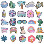 YAOYYG 25 Pièces Décorations de Plage pour l'été Charmes de Chaussure, Pins pour Crocs, Accessoires Décoratifs pour Chaussures S